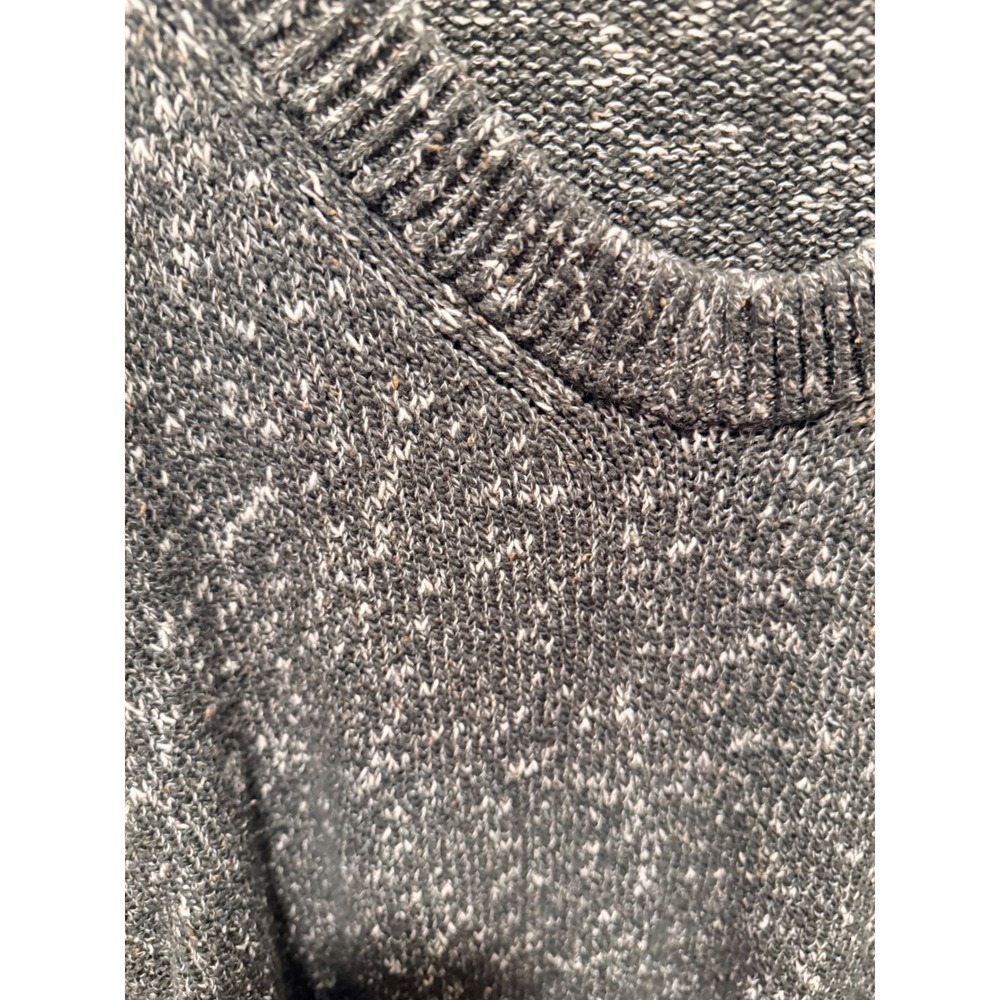 Old Navy Womens 2X Green Marled V-Neck Tunic Sweater Oversized Cotton Blend - Picture 3 of 8